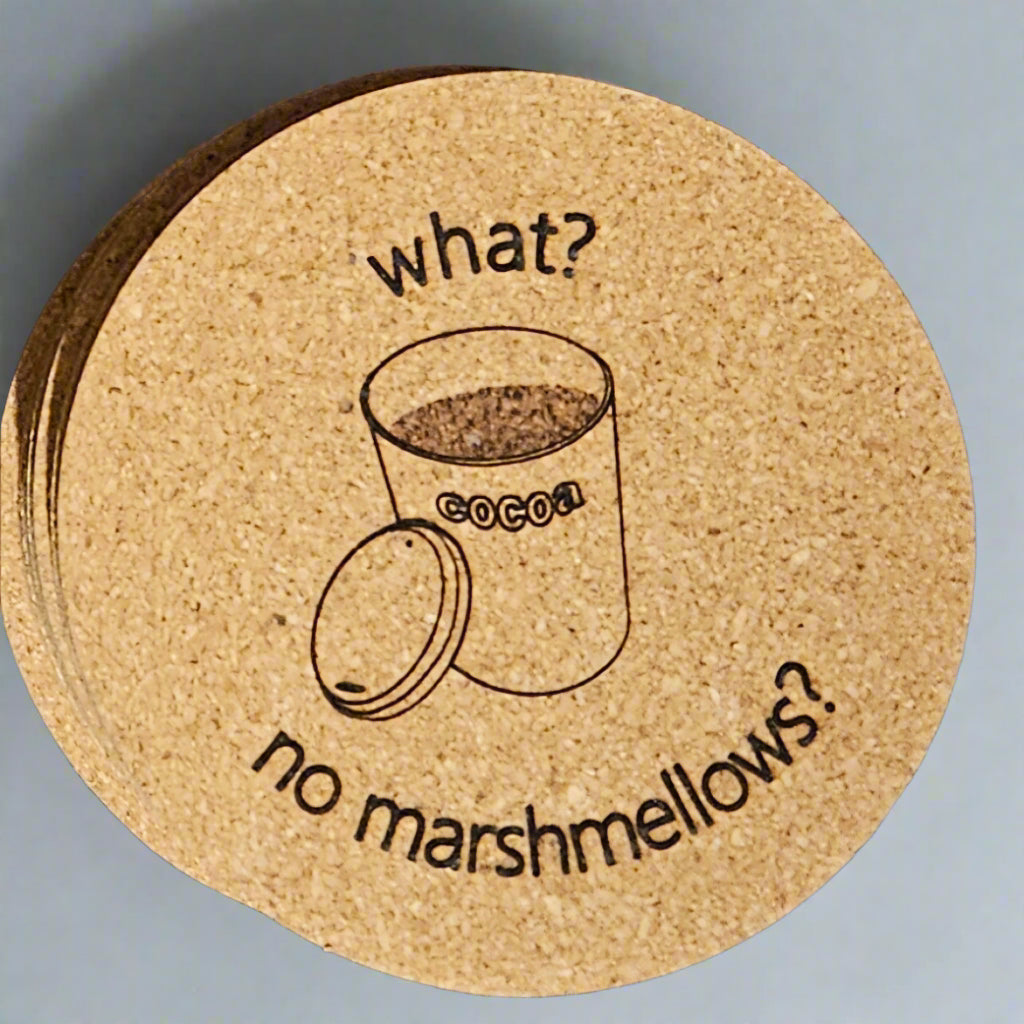 Round Cork Coasters