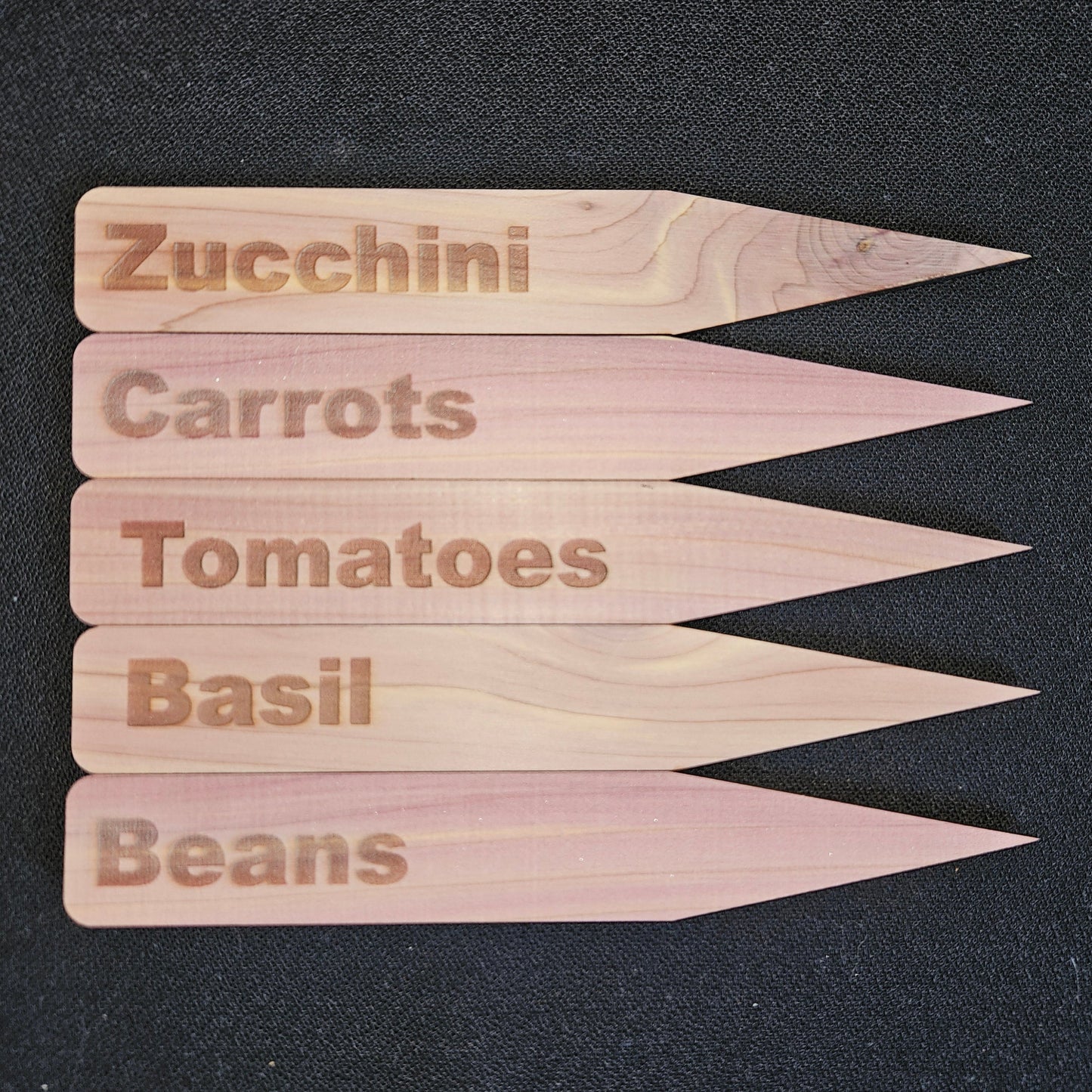 Cedar Plant Markers