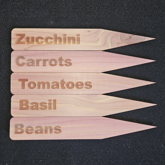 Cedar Plant Markers